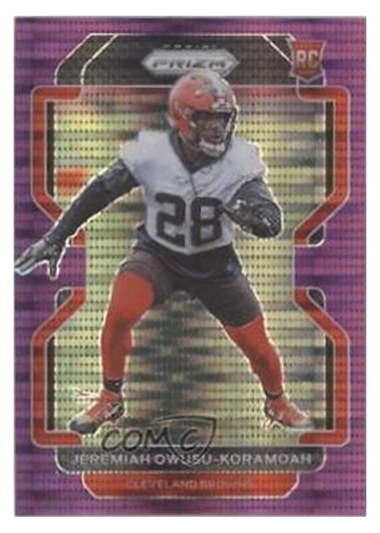 2021 Panini Prizm Base Set Jeremiah Owusu-Koramoah #389 card