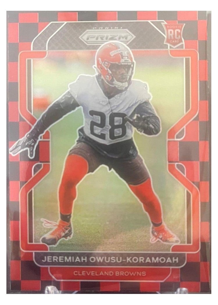 2021 Panini Prizm Base Set Jeremiah Owusu-Koramoah #389 card