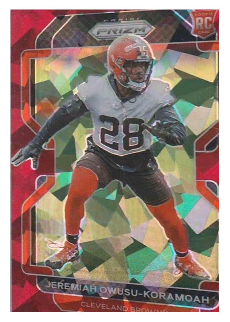 2021 Panini Prizm Base Set Jeremiah Owusu-Koramoah #389 card