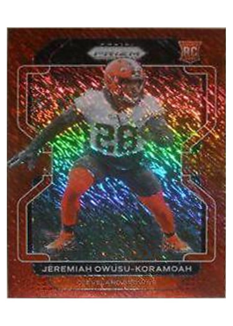 2021 Panini Prizm Base Set Jeremiah Owusu-Koramoah #389 card