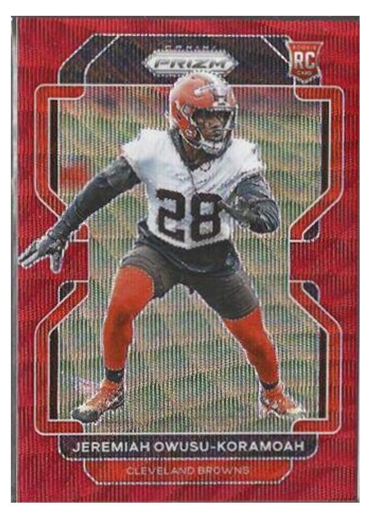 2021 Panini Prizm Base Set Jeremiah Owusu-Koramoah #389 card