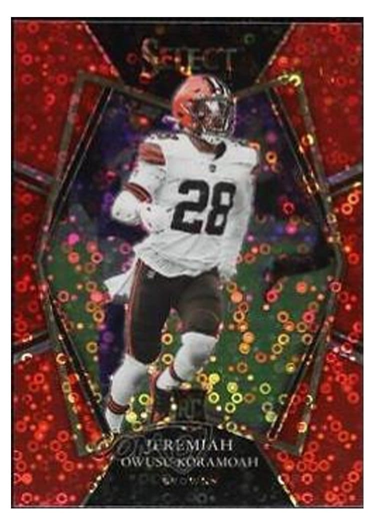 2021 Panini Select Base Set Jeremiah Owusu-Koramoah Red Disco #191 card
