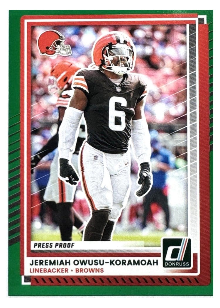 2025 Donruss Base Set Jeremiah Owusu-Koramoah #115 card