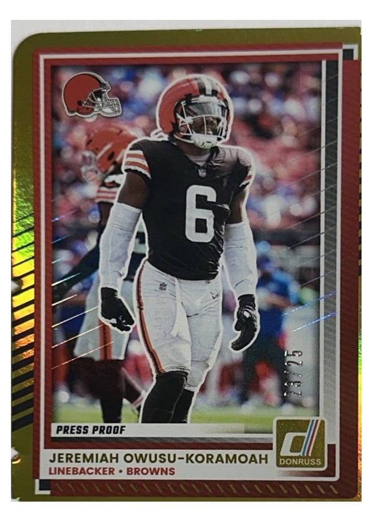 2025 Donruss Base Set Jeremiah Owusu-Koramoah #115 card