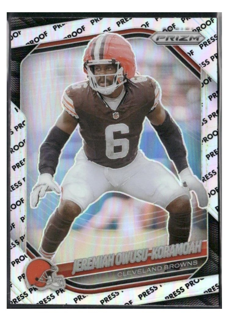 2025 Panini Prizm Base Set Jeremiah Owusu-Koramoah #159 card