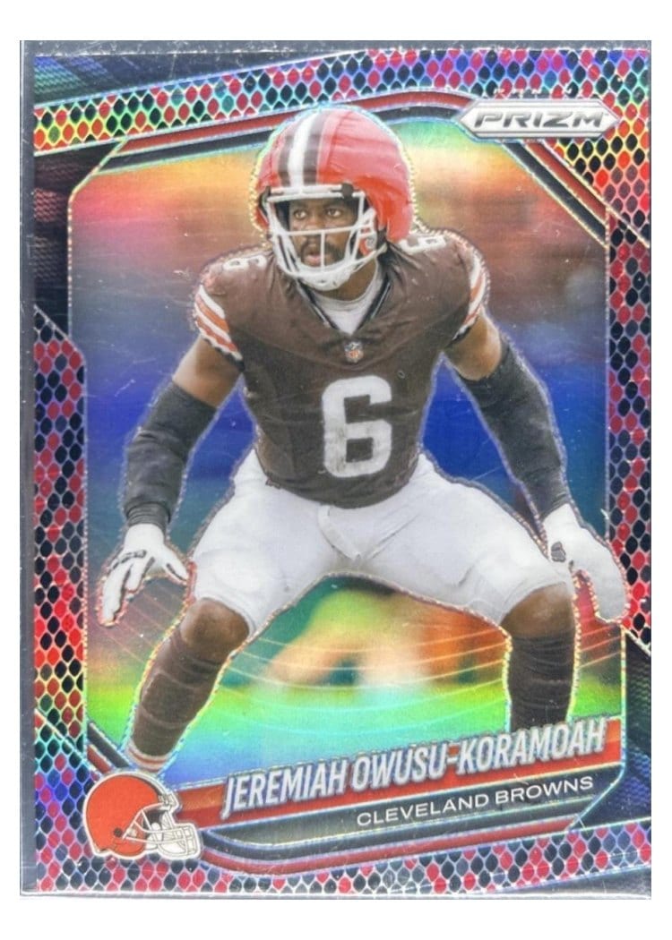 2025 Panini Prizm Base Set Jeremiah Owusu-Koramoah #159 card
