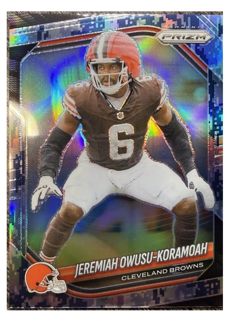 2025 Panini Prizm Base Set Jeremiah Owusu-Koramoah #159 card