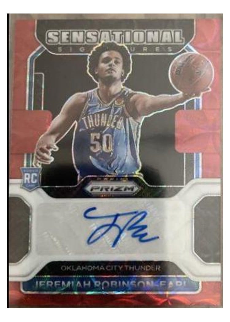 2021-22 Panini Prizm Base Set Jeremiah Robinson-Earl #319 card