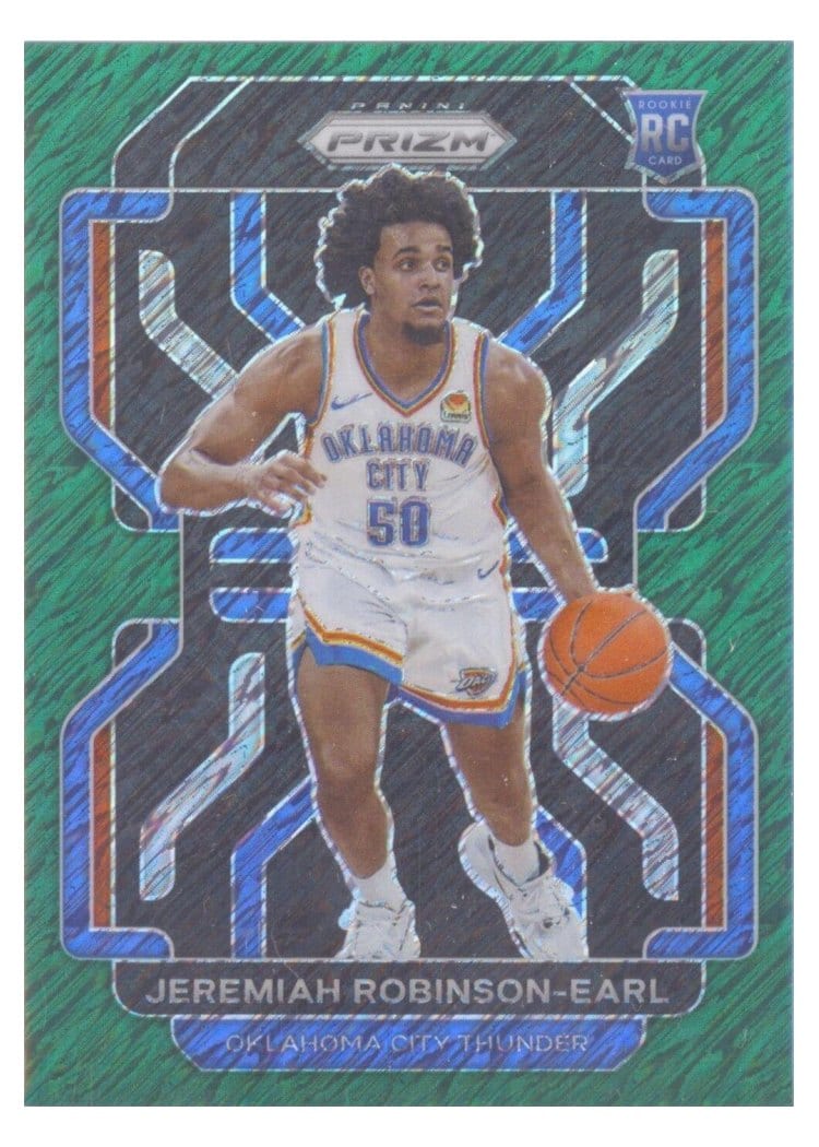 2021-22 Panini Prizm Base Set Jeremiah Robinson-Earl #319 card