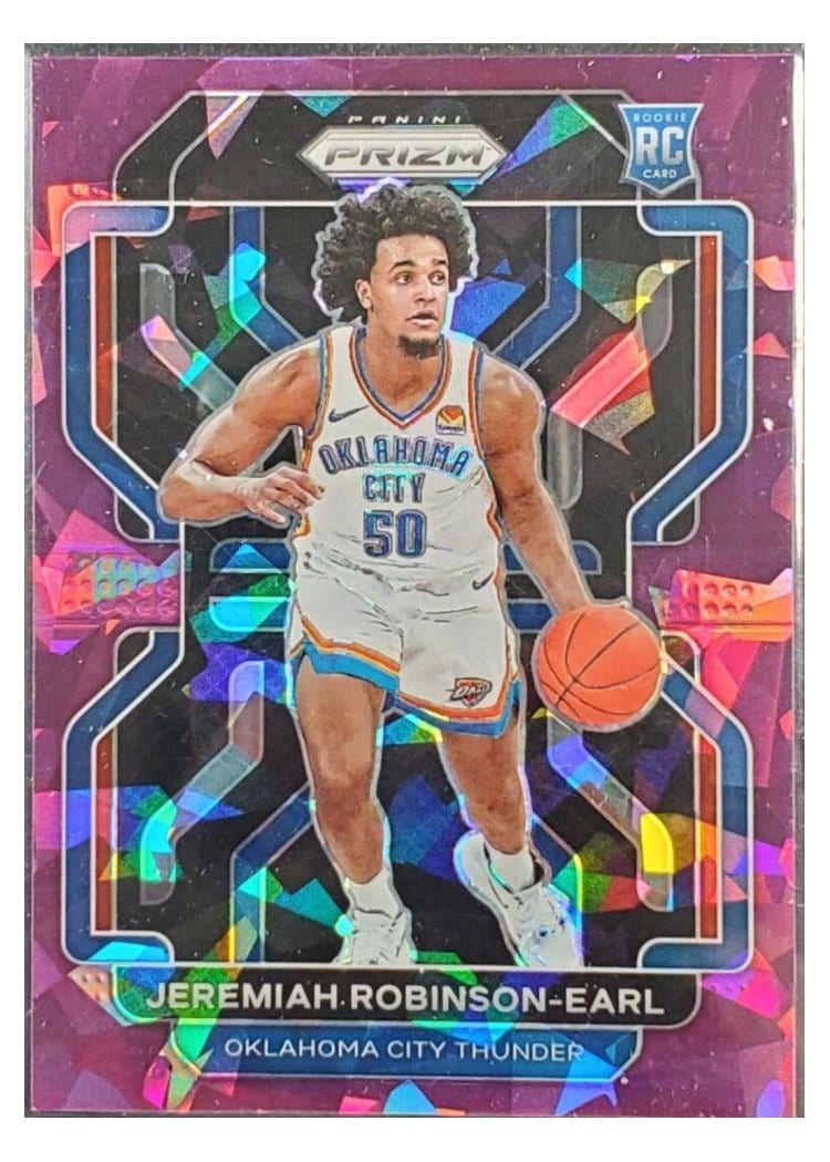 2021-22 Panini Prizm Base Set Jeremiah Robinson-Earl #319 card