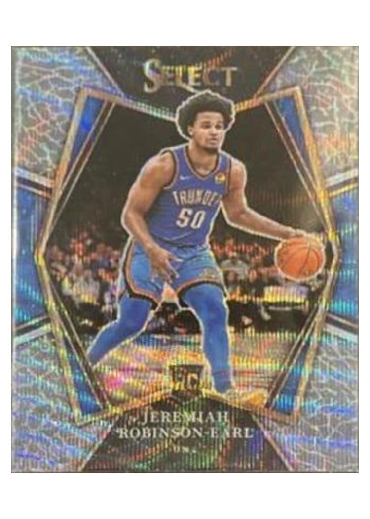 2021-22 Panini Select Base Set Jeremiah Robinson-Earl Elephant Prizm #182 card