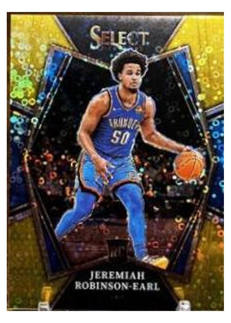 2021-22 Panini Select Base Set Jeremiah Robinson-Earl #182 card