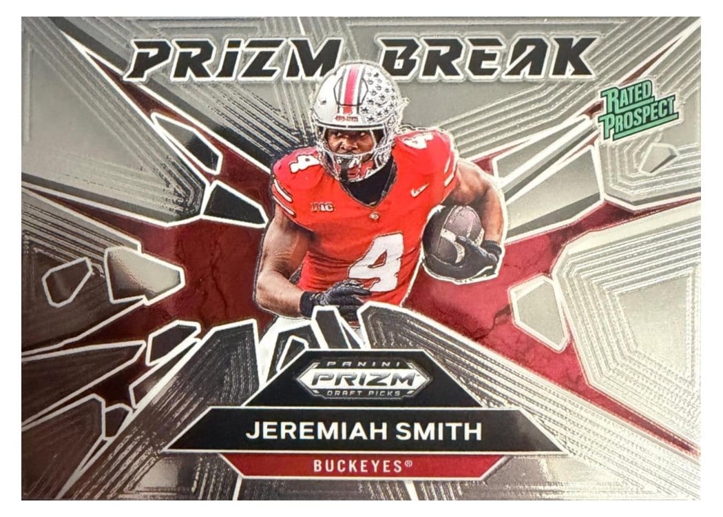 2025 Panini Prizm Draft Picks Prizm Break Jeremiah Smith #5 card