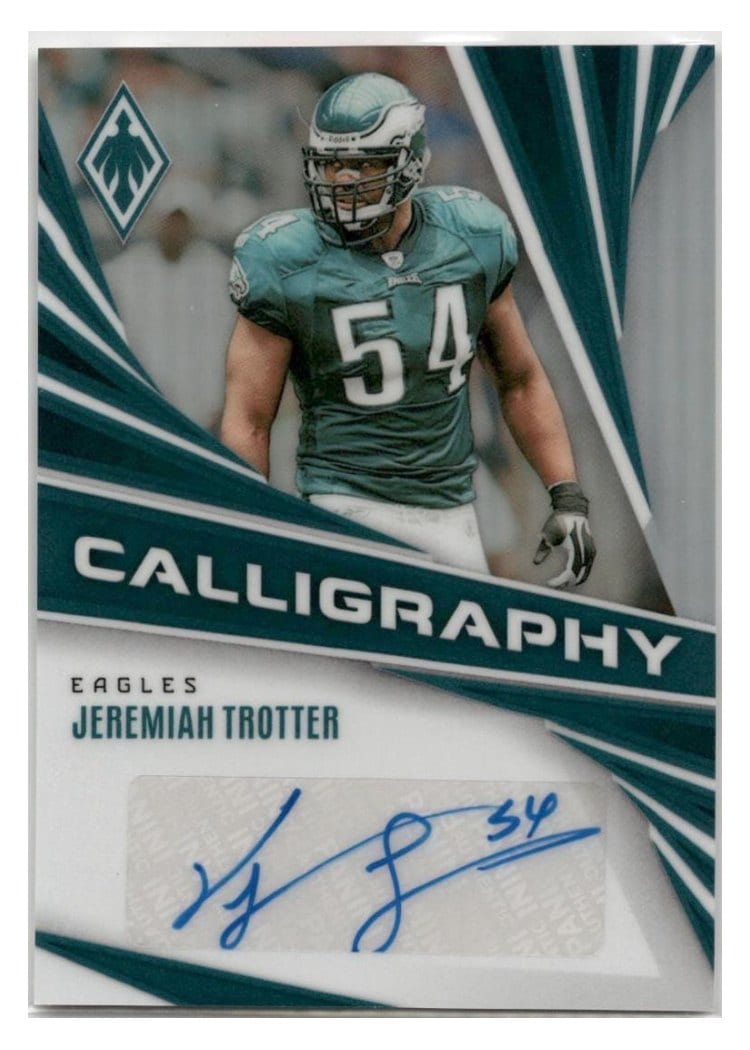 2024 Panini Phoenix Calligraphy Jeremiah Trotter #C-JTR card