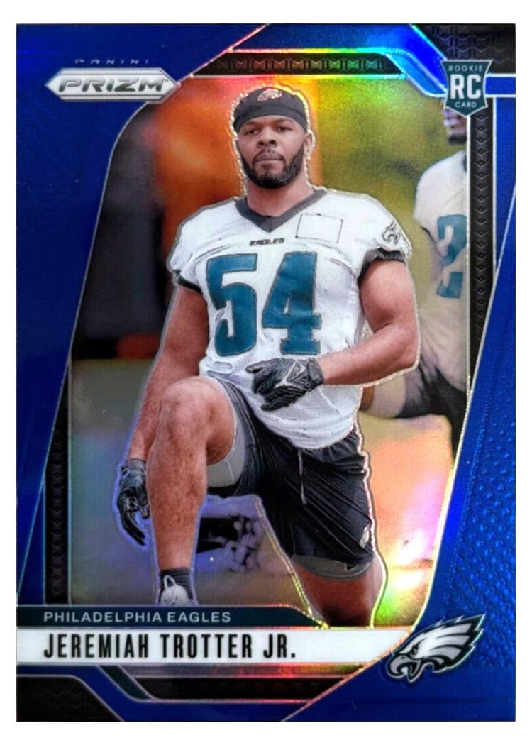 2024 Panini Prizm Base Set Jeremiah Trotter Jr. Blue #349 card