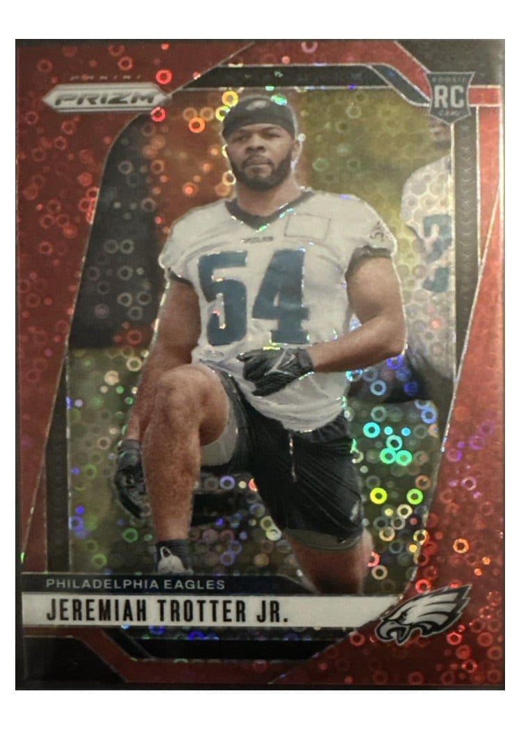 2024 Panini Prizm Base Set Jeremiah Trotter Jr. Red #349 card
