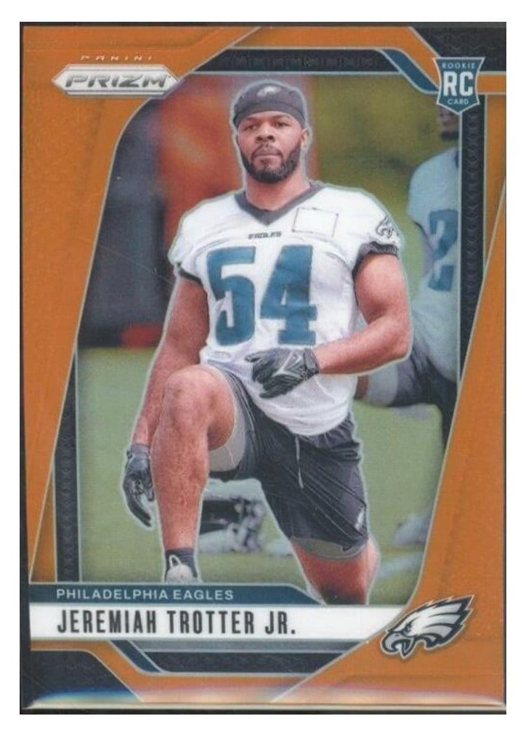 2024 Panini Prizm Base Set Jeremiah Trotter Jr. Orange #349 card