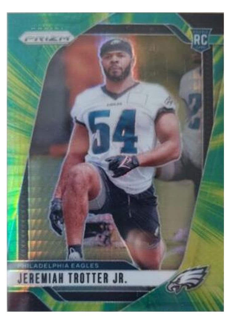 2024 Panini Prizm Base Set Jeremiah Trotter Jr. Hyper #349 card