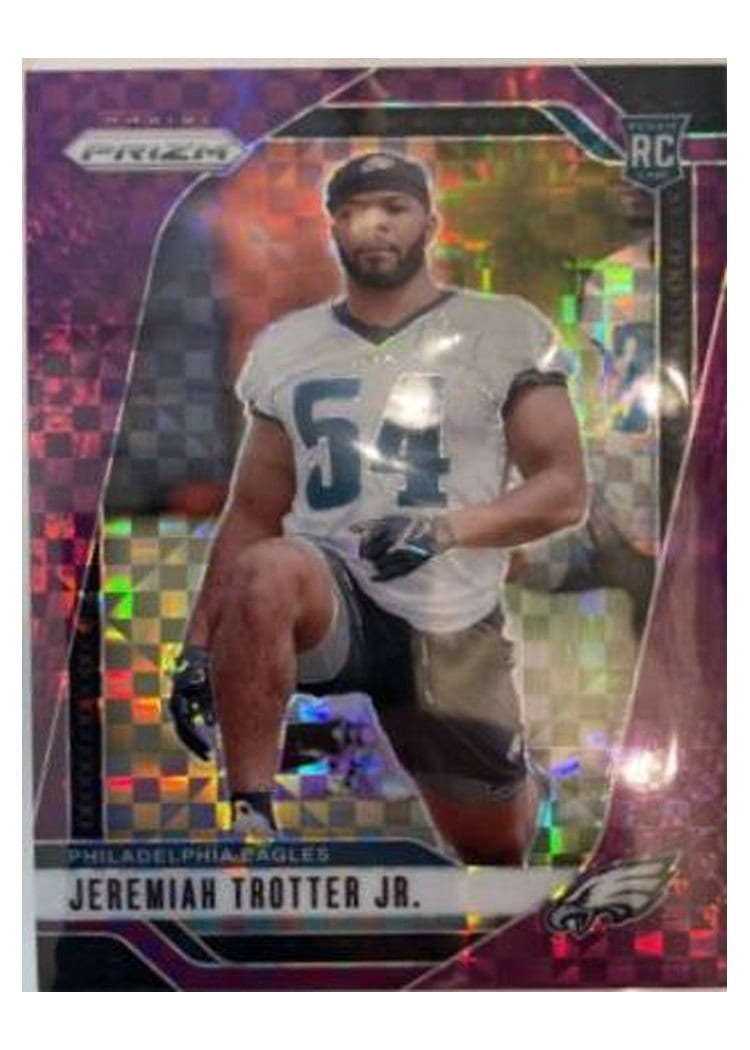 2024 Panini Prizm Base Set Jeremiah Trotter Jr. Purple Power #349 card
