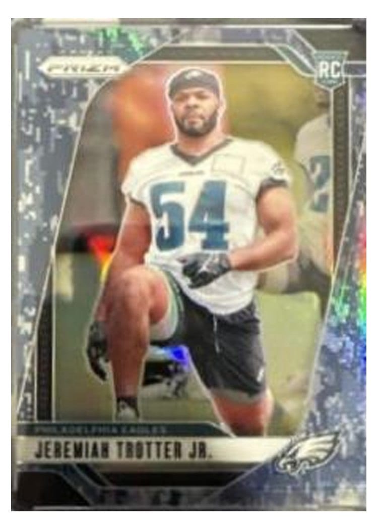 2024 Panini Prizm Base Set Jeremiah Trotter Jr. Navy Camo #349 card