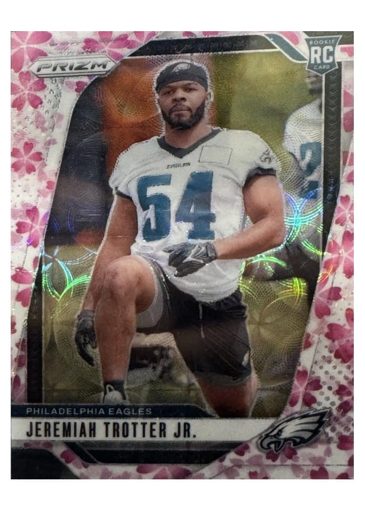 2024 Panini Prizm Base Set Jeremiah Trotter Jr. Choice Cherry Blossom #349 card
