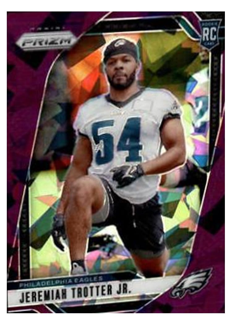 2024 Panini Prizm Base Set Jeremiah Trotter Jr. Purple Ice #349 card