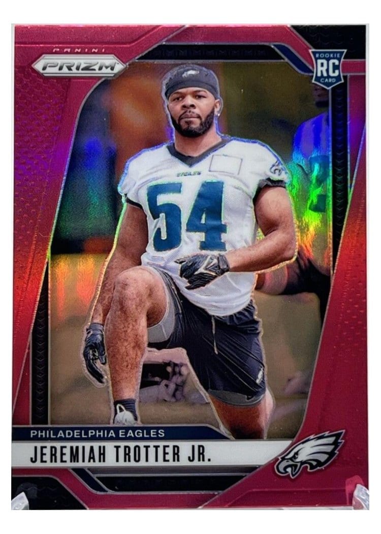 2024 Panini Prizm Base Set Jeremiah Trotter Jr. Pink #349 card