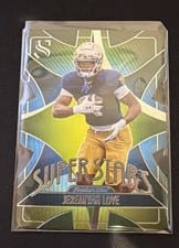 2025 Panini Silhouette Superstars Die Cut Jeremiyah Love #6 card