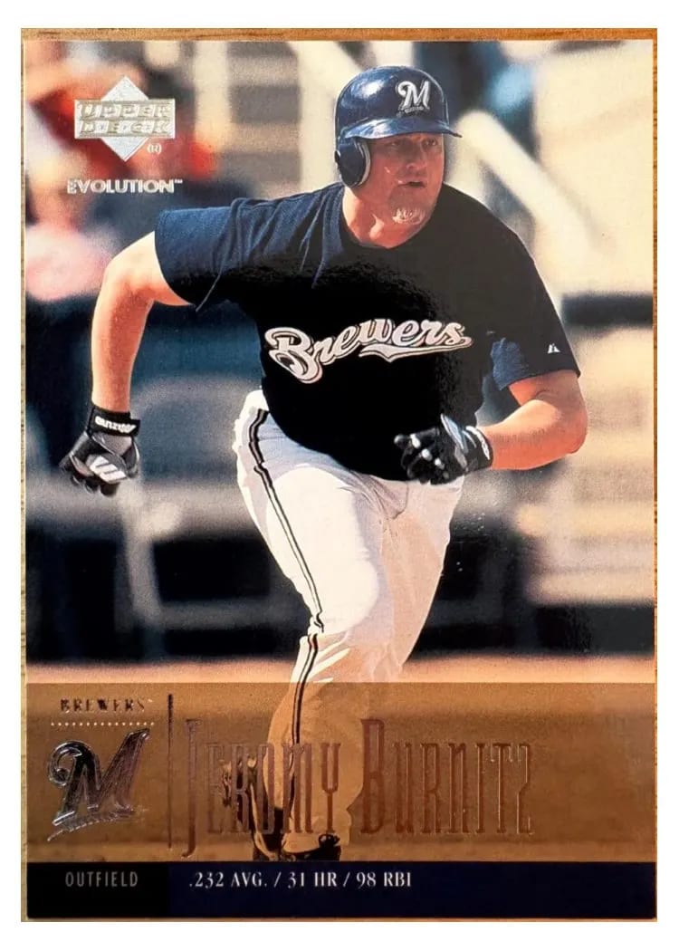 2001 Upper Deck Evolution Jeremy Burnitz #49 card