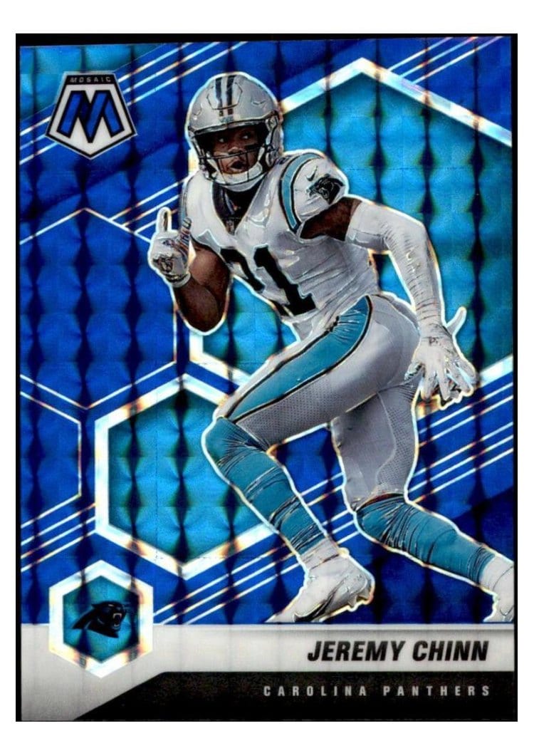 2021 Panini Mosaic Base Set Jeremy Chinn Blue Mosaic #38 card