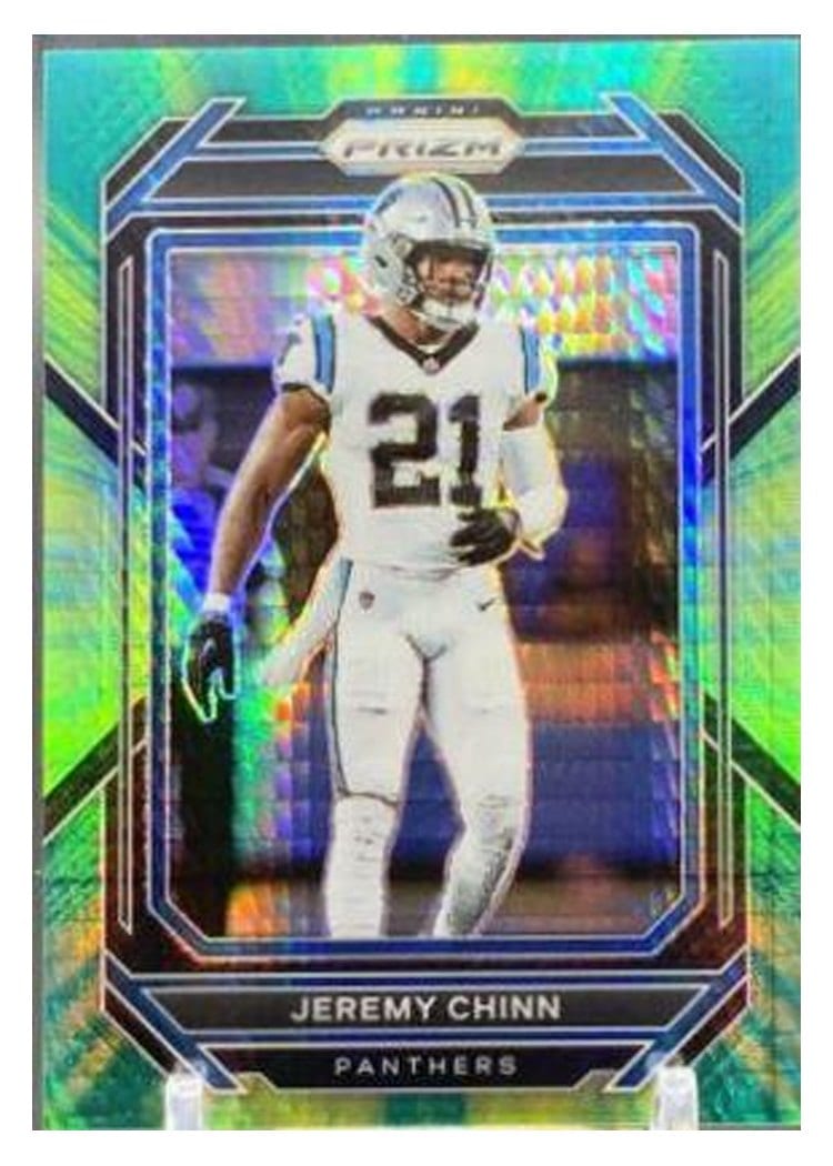 2022 Panini Prizm Base Set Jeremy Chinn Hyper #45 card