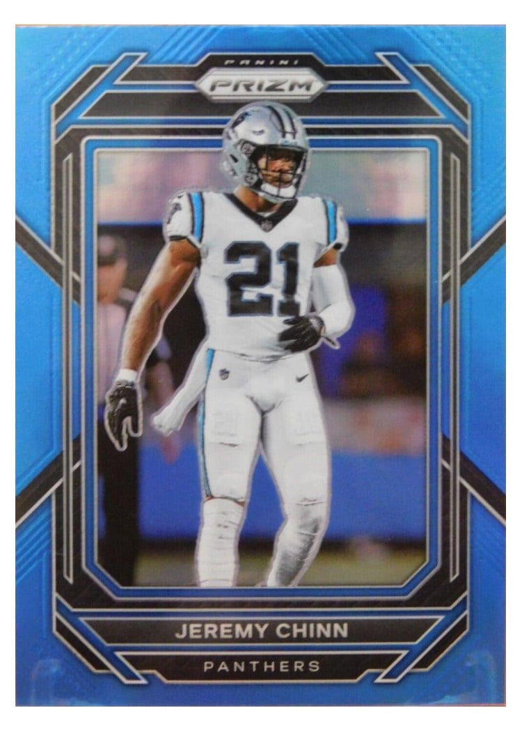 2022 Panini Prizm Base Set Jeremy Chinn Light Blue #45 card