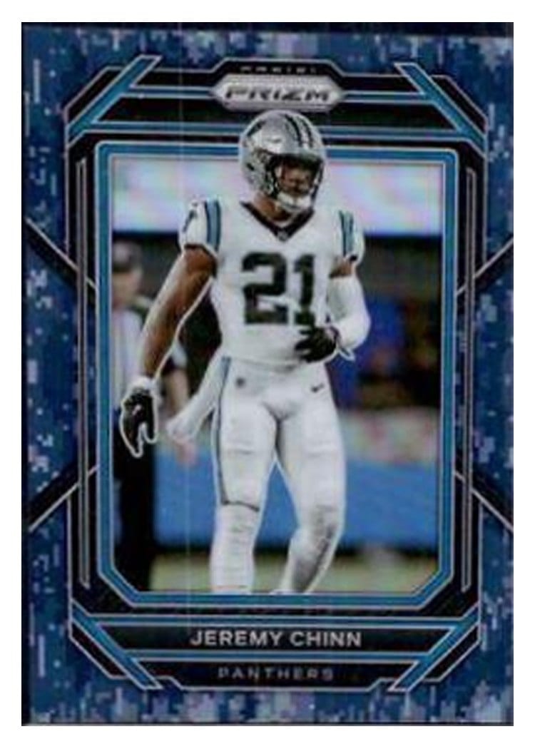 2022 Panini Prizm Base Set Jeremy Chinn Navy Camo #45 card