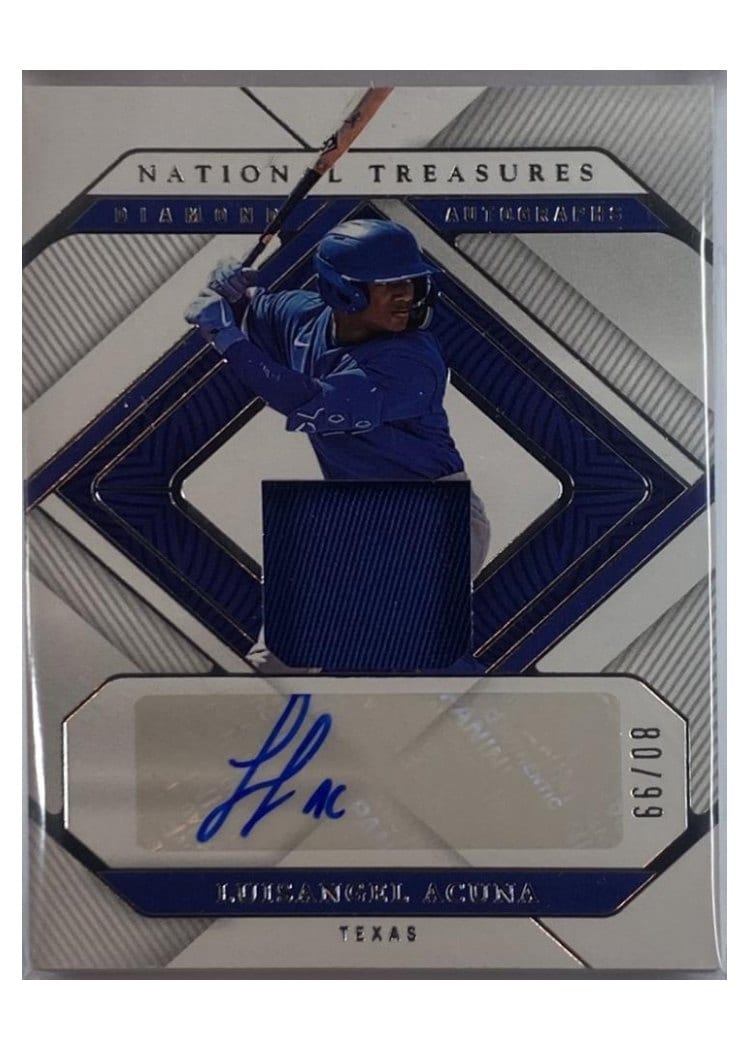 2023 Panini National Treasures Diamond Autographs Jeremy De La Rosa #8 card