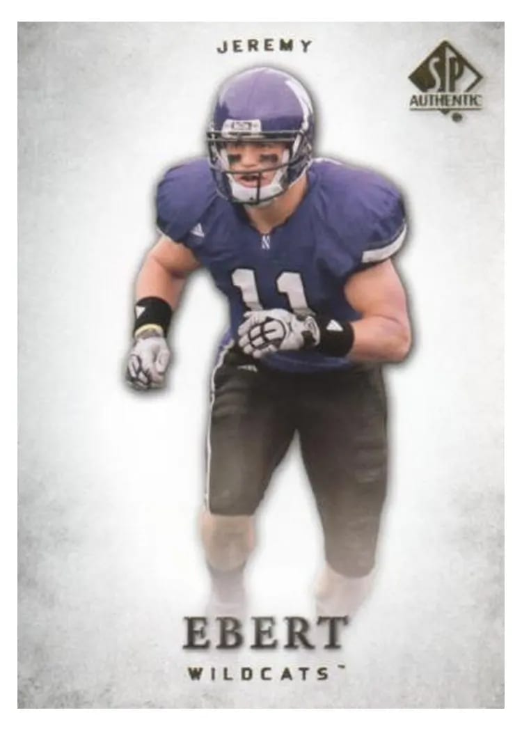2012 SP Authentic Jeremy Ebert #48 card