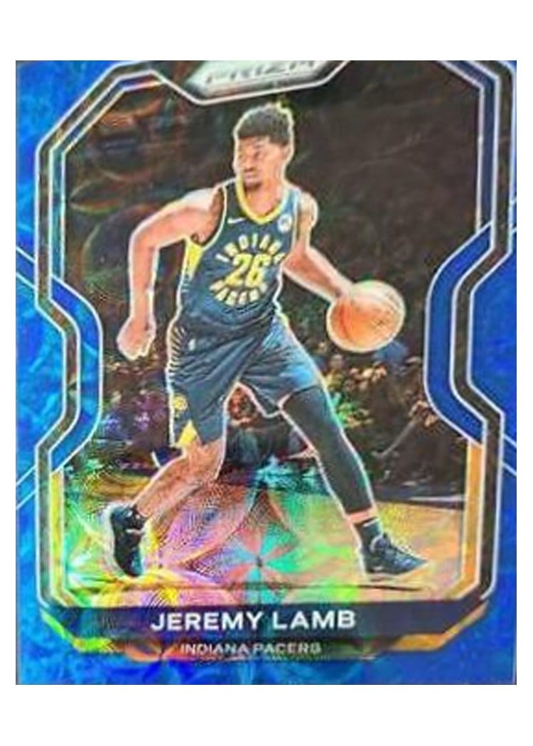 2020-21 Panini Prizm Base Set Jeremy Lamb Choice Blue Prizm #96 card