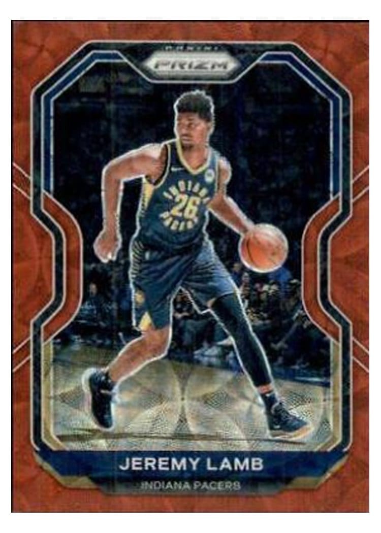 2020-21 Panini Prizm Base Set Jeremy Lamb Choice Red Prizm #96 card