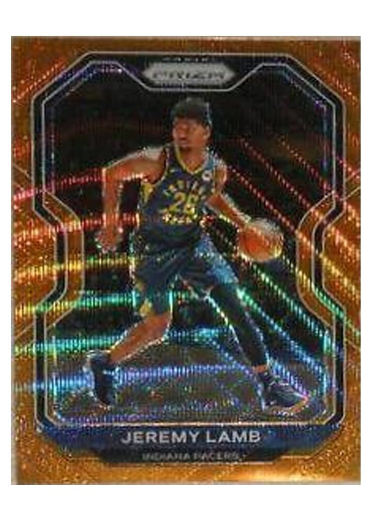 2020-21 Panini Prizm Base Set Jeremy Lamb Orange Wave Prizm #96 card