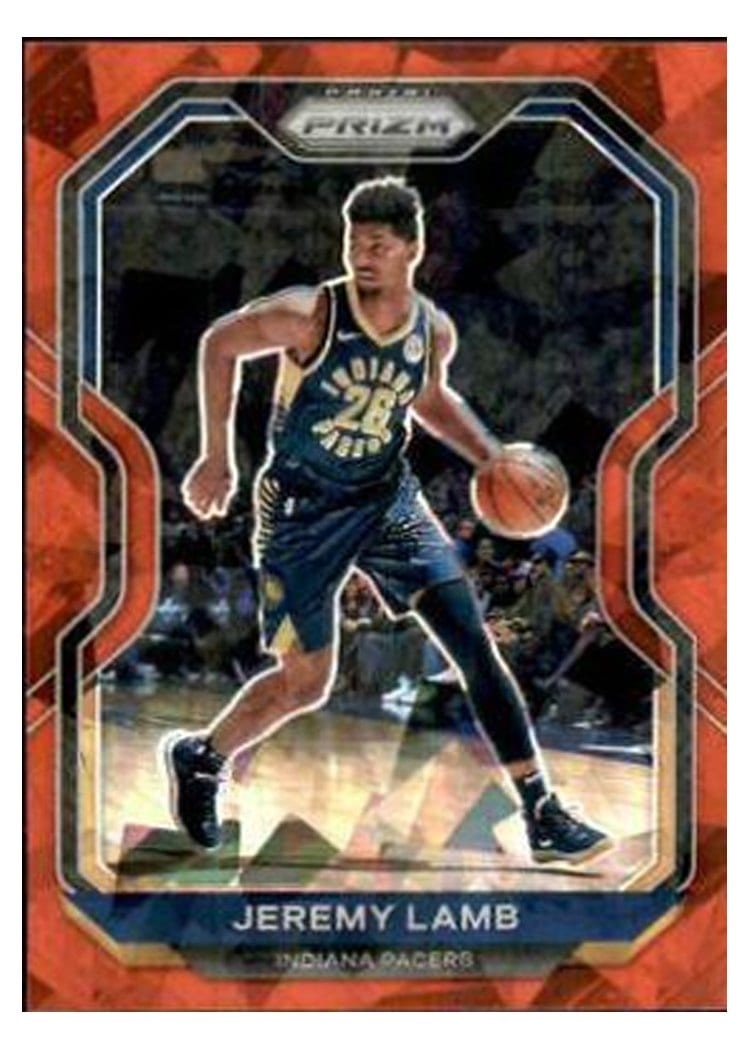 2020-21 Panini Prizm Base Set Jeremy Lamb Red Ice Prizm #96 card