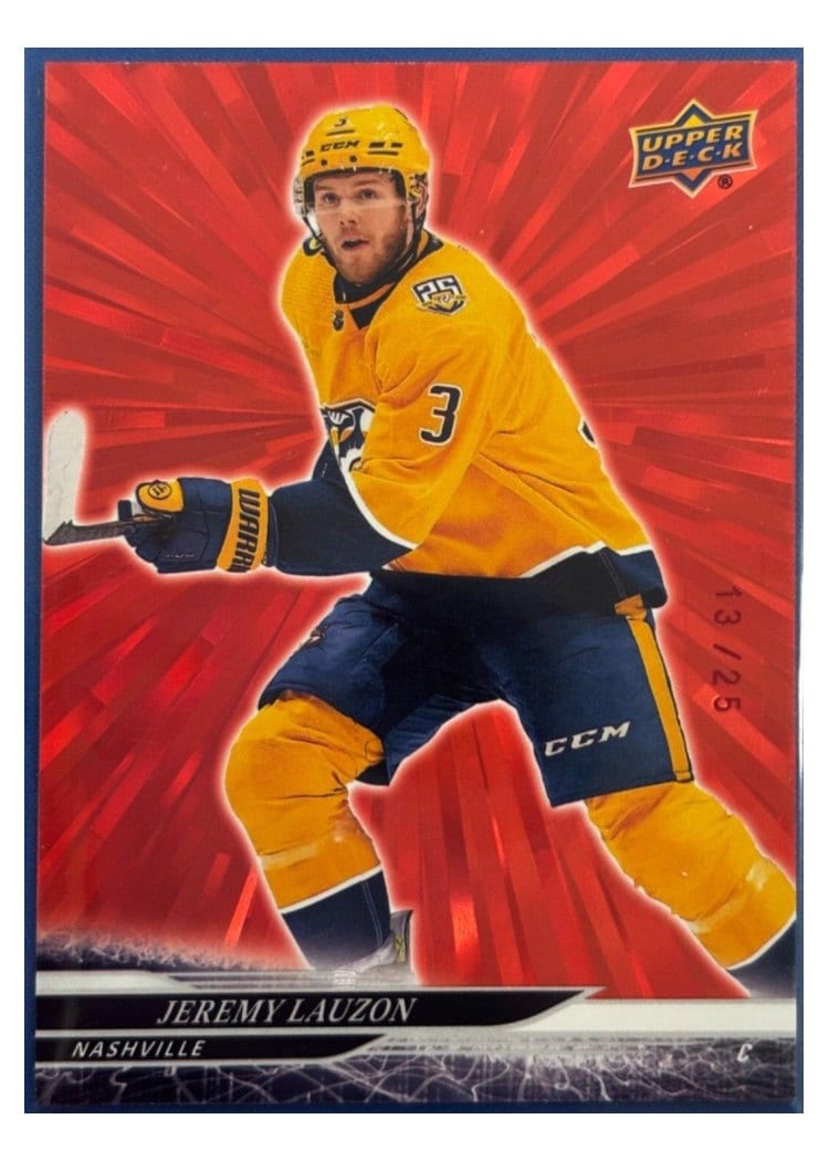 2024-25 Upper Deck Base Set Jeremy Lauzon #349 card