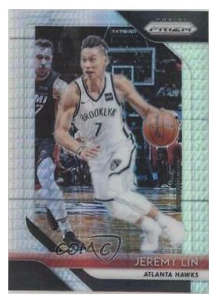 2018-19 Panini Prizm Base Set Jeremy Lin #8 card