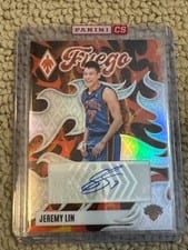 2023-24 Panini Phoenix Fuego Autographs Jeremy Lin #FA-LIN card