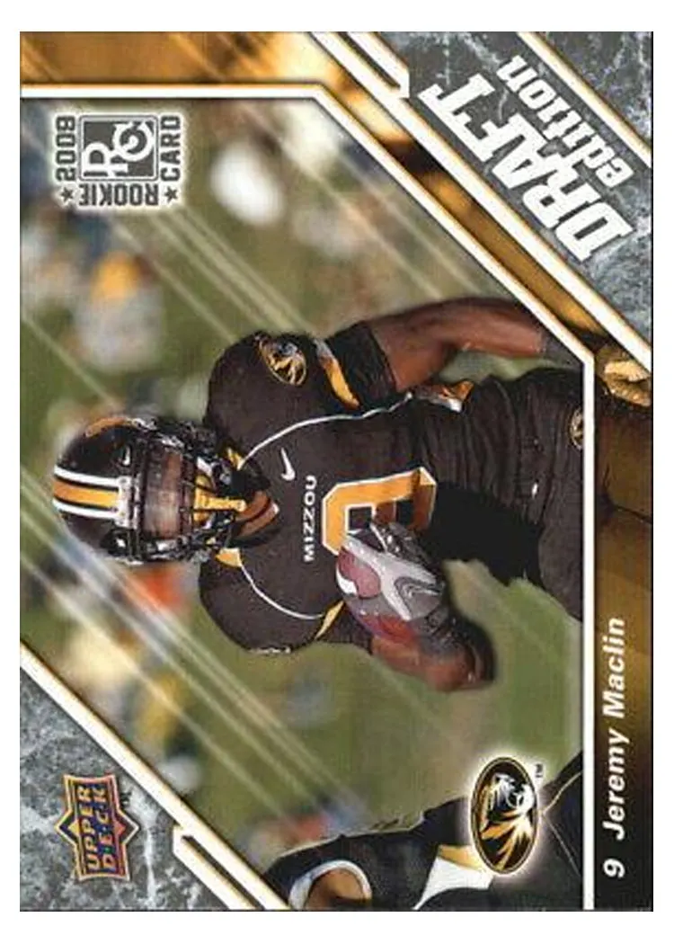 2009 Upper Deck Draft Edition Jeremy Maclin #67 card