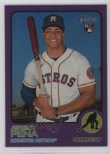 2022 Topps Heritage Chrome Jeremy Peña #629 card