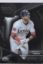 2026 Topps Chrome Black Base Set Jeremy Peña #36 card