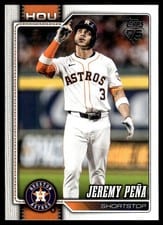 2026 Topps Real One Relics Jeremy Peña #307 card