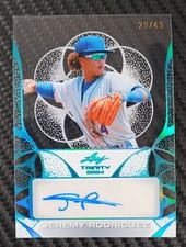 2024 Leaf Trinity Baseball Clear Autographs Jeremy Rodriguez #CA-JR1 card