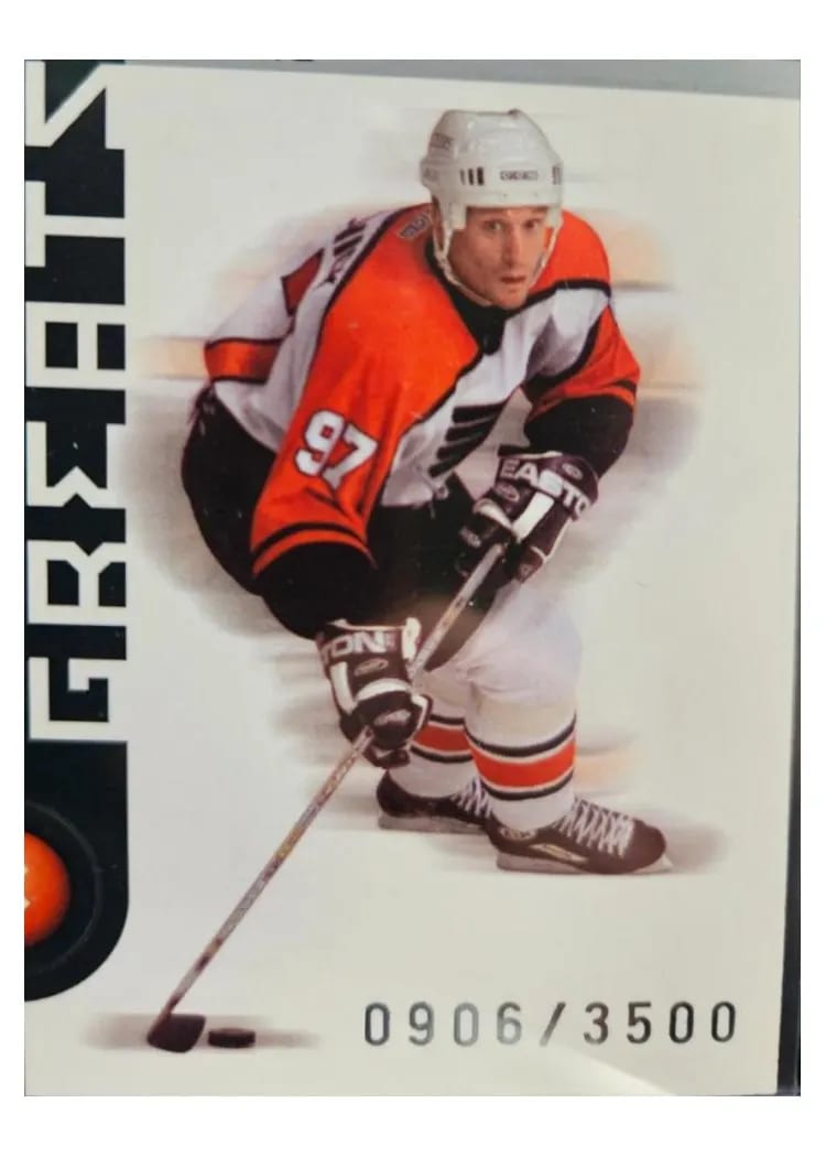 2001 SP Authentic Jeremy Roenick #105 card