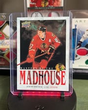 2025-26 Upper Deck Chicago Blackhawks Centennial Masters of the Madhouse Box Jeremy Roenick #MM-13