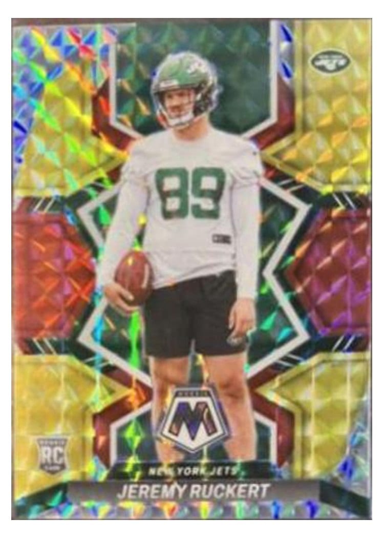 2022 Panini Mosaic Base Set Jeremy Ruckert Choice Fusion Red Yellow #360 card